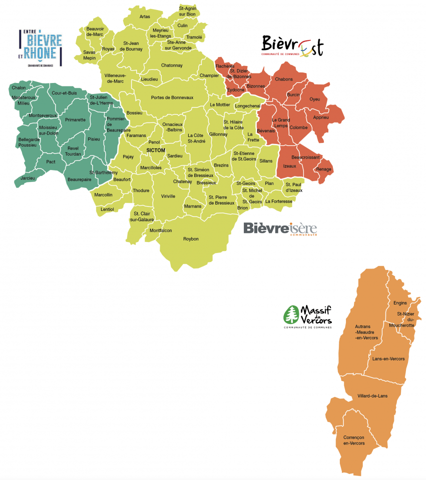 Carte Territoire et compétences