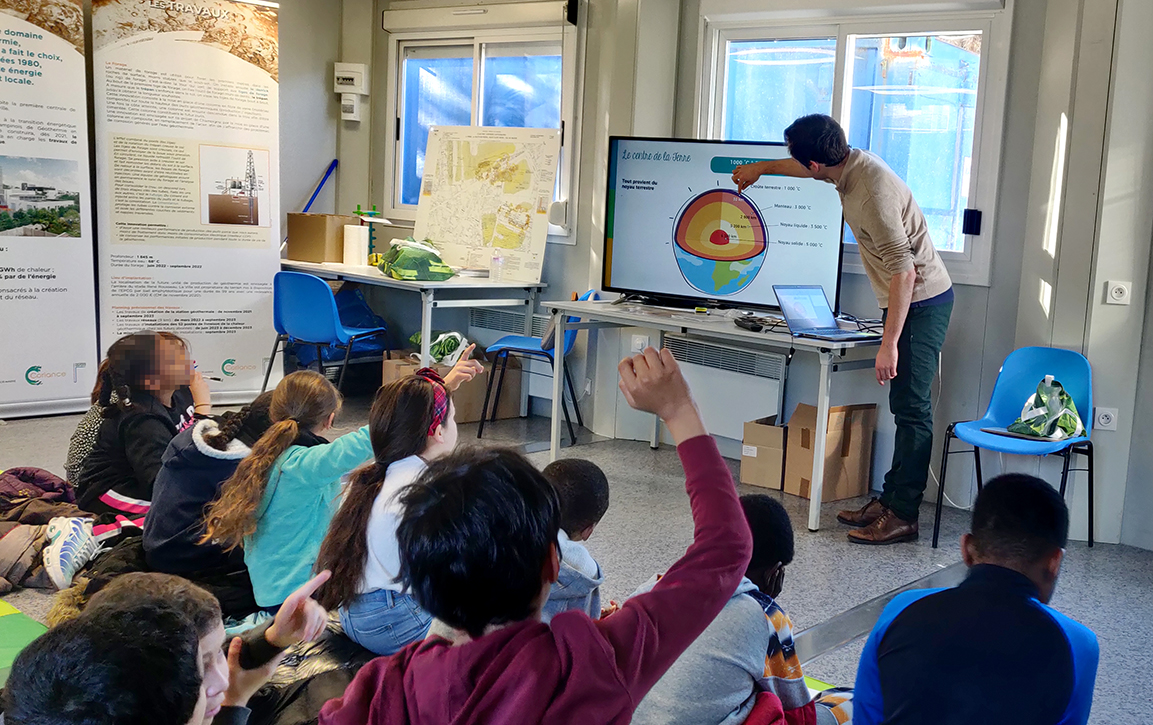 AnimationEcoleCorianceGeothermieActu